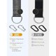 thumbnail image 2 of Bluefire swing strap, 316 cm extra long hammock tree strap with 2 heavy duty safety locks and D-rings, perfect for hammocks with straps, 2 of 5