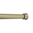 thumbnail image 1 of Tailor & Taylor 1 Inch Decorative Curtain Rod, 96 inches Width Windows Rod with Y Style Bracket with Metal Wall Mount Brackets Finials for Living Room, Kitchen and Windows (Copper), 1 of 1