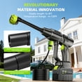 thumbnail image 6 of Cordless Pressure Washer Battery Operated, 1200PSI 3.0 GPM Portable Cordless Power Washer with 6-in-1 Nozzle, Foam Cannon, 96V Battery&Charger; Handheld Pressure Washer for Home, Car, Yard, 6 of 8