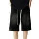 thumbnail image 1 of Pantalones cortos Cagnkofi para hombre, estilo casual de verano, de mezclilla, holgados, estilo Y2K, moda urbana., 1 of 5