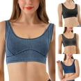 thumbnail image 2 of Sopiago Women's Bras Cowboy Yoga Sports Bra Women's Tight Fitting Elastic High Strength Absorbing Gathering Fitness Bra Light Blue,XL, 2 of 7
