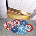 thumbnail image 6 of Large Patriotic Door Mat - 27.5x15.7 Inch 4th of July Rug - Washable Non- Indoor/Outdoor Welcome Mat - USA Flag & Fireworks Design - for Front Entrance & Porch Decor, 6 of 9