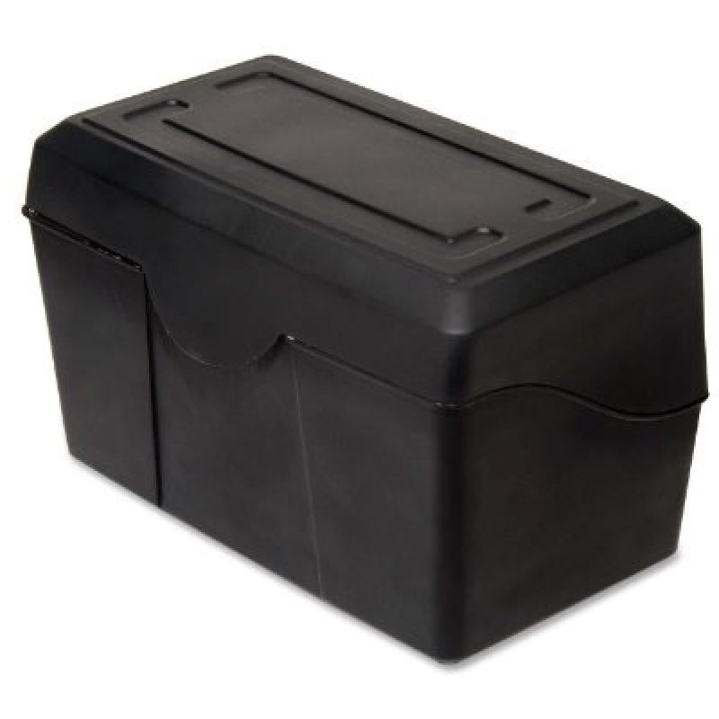 advantus-4-x-6-index-card-holder-300-card-capacity-black-45002