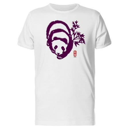 Purple Panda Paper Cut T-Shirt Men -Image by Shutterstock, Male Large