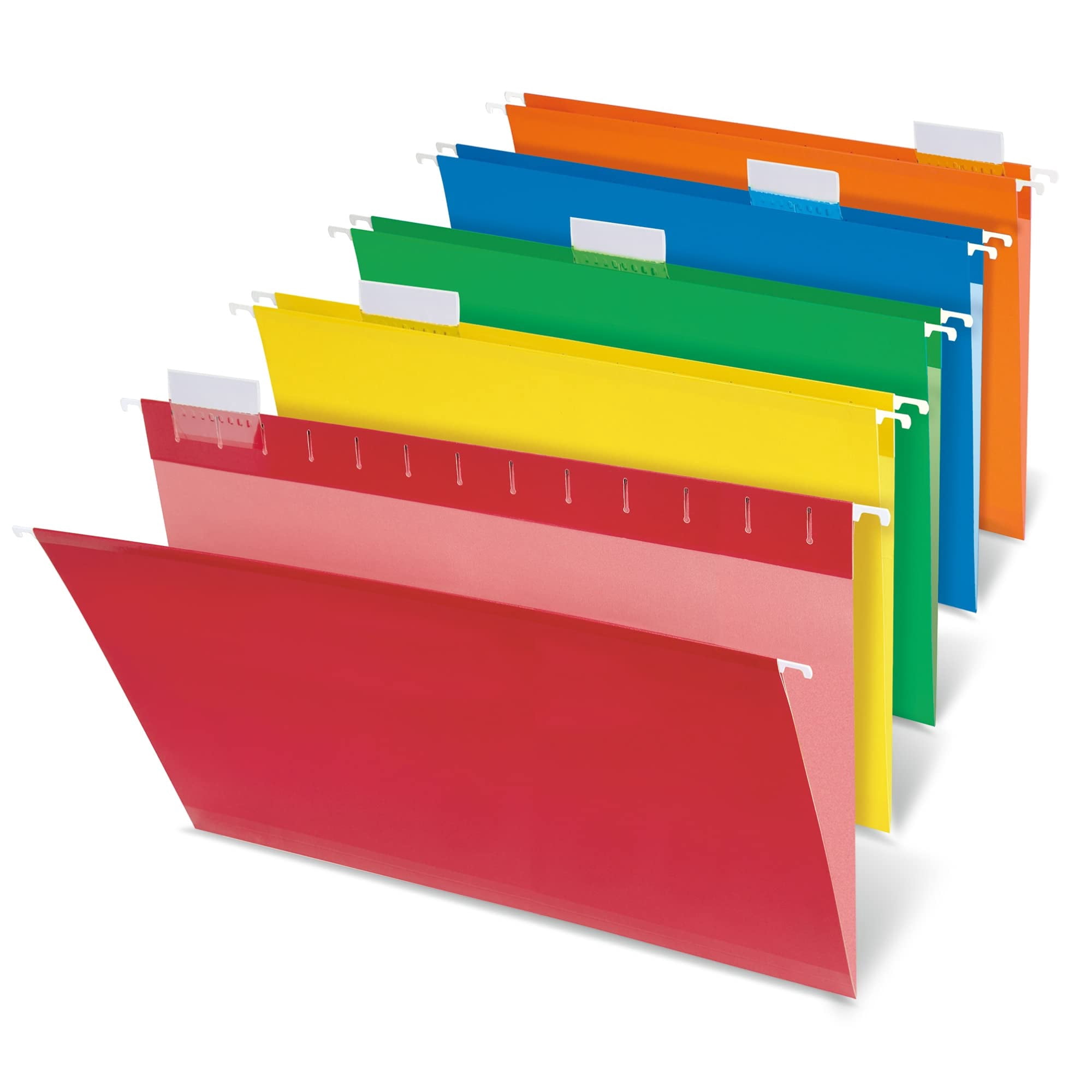 Office Depot Hanging Folders, 15 3/4in. x 9 3/8in., Legal Size, Assorted Primary Colors, Box Of 25, OM97649