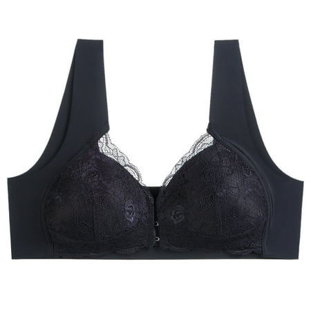 

Lingerie for Women Women s No Steel Ring Large Size Front Buckle Beautiful Back Thin Sexy Underwear