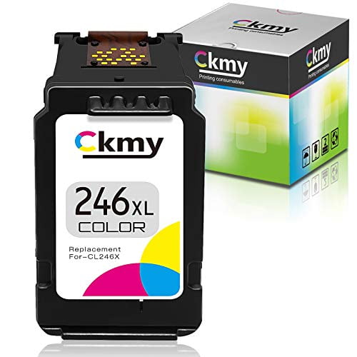 CKMY Remanufactured 246XL Ink Cartridge Replacement for Canon 246 CL-246XL  Color Used for Canon Pixma MX490 TR4500 MX492 TR4520 MG2522 TS3122 TS3322  TS202 TR4527 MG2525 MG2920 MG3022 Printer - Walmart.com