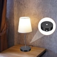 thumbnail image 5 of Uxcell Metal Round Solid Lamp Stand 2.4" x 1.2"- 1 Pcs Metal Circular Lamp Base Iron Round Light Base for Home Decor DIY Bedroom Living Room, 1.0 mm Thick Edge-Mount, Brass, 5 of 6