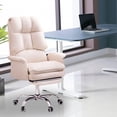 thumbnail image 1 of Silla de oficina ejecutiva, silla de escritorio para el hogar, respaldo ajustable, cómoda y moderna silla reclinable giratoria de 360  degree, reclinable, 1 of 8