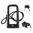thumbnail image 1 of Bike U Lock Candado antirrobo con cilindro grueso y llaves seguras Candado de rueda de bicicleta con INBIKE Candado de bicicleta, 1 of 7