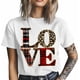 thumbnail image 3 of Camisetas casuales de manga corta con texto de amor para San Valentín para hombre, camisetas gráficas, 3 of 8