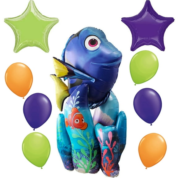 Finding Dory 55 inch Airwalker Balloon 9pc Party Decorations
