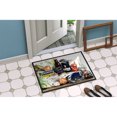 thumbnail image 2 of Carolines Treasures 1002MAT Barqs Crabs and spices Door Mat Indoor Rug or Outdoor Welcome Mat 18X27 Doormat 18H X 27W, 2 of 2