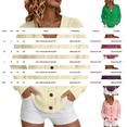 thumbnail image 3 of TRUBKH Lightweight Cardigans for Women's Button Down Cardigan Open Front Cardigan Sweaters Cute Cardigan Sweaters Pullovers Tops Layered Sweaters Fall Clothes for Work & Office Pink M, 3 of 4