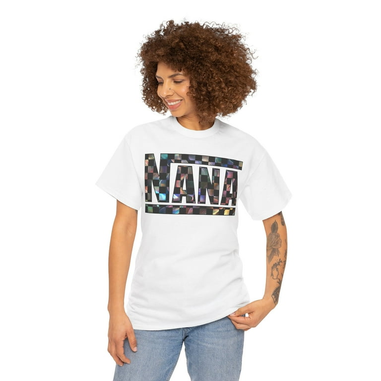 2025-25 秋冬新作  ハイブランドの Checkered Nana Shirt, Mama shirt Gift, Nana Mother's Day 下着・アンダーウェア