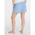 thumbnail image 4 of Joyspun Women's Woven Pajama Boxer Shorts, 3'' Inseam, Sizes XS-3X, 4 of 8