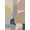 Beige, Pattern 1, variant on ODIKA 4'x6' Muted Pastel Tones Modern Abstraction Washable Area Rug Geometric Art Deco Inspired Design for Home Office, Under Desk, Non-Slip Chair-Friendly, Flatwoven