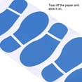 thumbnail image 5 of 5.9x2.5" Footprints Floor Stickers Footprint Wall Stair Decal Sticker, Sky Blue 8 Pairs, 5 of 6