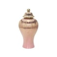 thumbnail image 1 of Dalazy Vase en Céramique Couvercle Fleurs Récipients de Stockage de Bureau Artisanaux Décoration Maison Salon Arrangement Décoration, 1 of 6