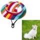 thumbnail image 1 of 1 pieza (s, rayas de lona) Sombrero para el sol ajustable para perros - Gorra de béisbol con orificios para las orejas - Visera de verano para mascotas - Para deportes al aire libre, 1 of 5