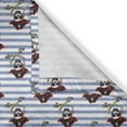 thumbnail image 6 of Ambesonne Pirates Valance & Curtain, Jolly Roger on Stripes, 55"x45", Multicolor, 6 of 6