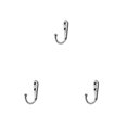 thumbnail image 2 of Injueey Colgador de montaje en pared Accesorio de organización pequeña para el hogar Gancho de almacenamiento de aleación de zinc Ganchos de sujeción Type1 NO1 Injueey CBP448652, 2 of 6