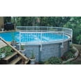 DIY Safety Above Ground Pool Fence Kit 8 Sections, UVProtected Vinyl