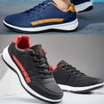 thumbnail image 4 of Men  Shoes Lace-Up Sneakers,Extended Width Foot and Heel Comfortable Breathable Anti-Slip Low Top Walking Shoes, 4 of 7
