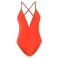 thumbnail image 5 of Cathalem Women's Swimsuits Ruched One Piece Swimsuits Tummy Control Bathing Suits Beach Swim Wear,RD2 S, 5 of 5