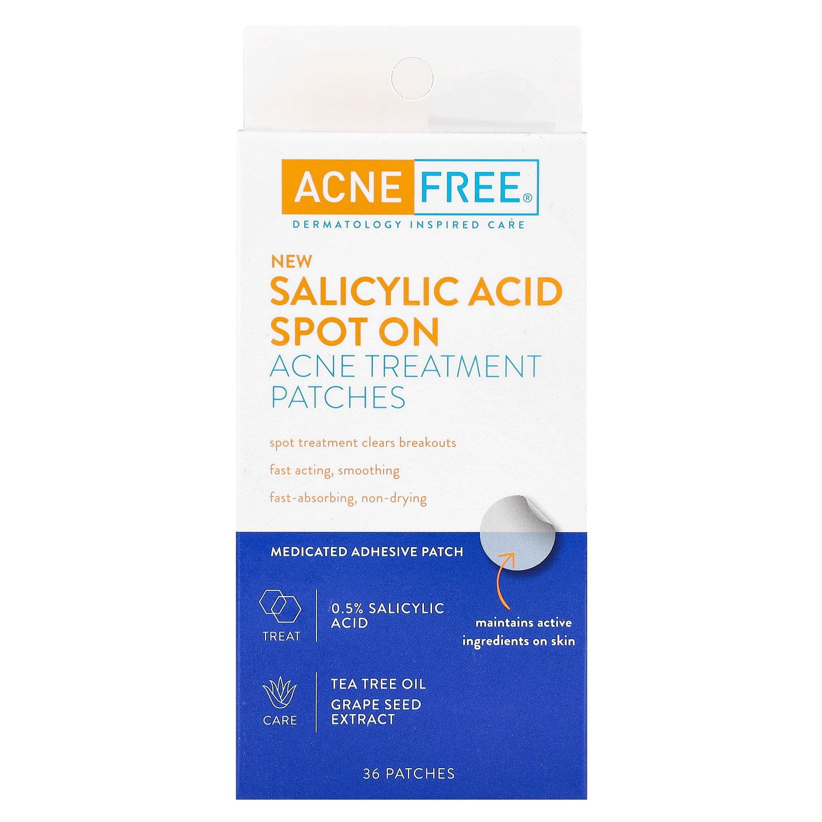 Acne Free Acne Patches 36ct product package