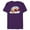 Purple, variant on Disney PIXAR Up Carl, Russell & Dug Holiday Sleigh Ride - Short Sleeve Blended T-Shirt for Adults - Customized-Dark Heather