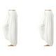 thumbnail image 4 of Qarigey Pantalones deportivos de pierna ancha para descansar, pantalones deportivos de talla grande para correr, ropa de playa para mujer, Blanco 3XL 2Conjunto, 4 of 6