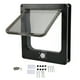 thumbnail image 1 of Puerta para mascotas, resistente al desgaste, función de cierre automático de ventana, puerta interior para gatos para todas las puertas interiores estándar, negro L, 1 of 12