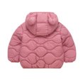 thumbnail image 3 of Toddler Baby Winter Down Coat Cute Bear Ears Hooded Jacket Warm Outwear Padded Puffer with Pockets Baby Boy Girl Winter Essentials 2-3 Years, 3 of 4