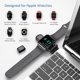 thumbnail image 3 of Reloj Cargador Cargador inalámbrico magnético USB-A+USB-C para iWatch 7 6 5 4 3 2 1 SE (negro) Likrtyny Para estrenar, 3 of 3