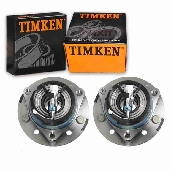 2 pc Timken 513137 Wheel Bearing Hub Assembly for 12429201 12429202 402.62014 713137 730-0002 88957259 BR930080 Driveline Axle Axles Hubs