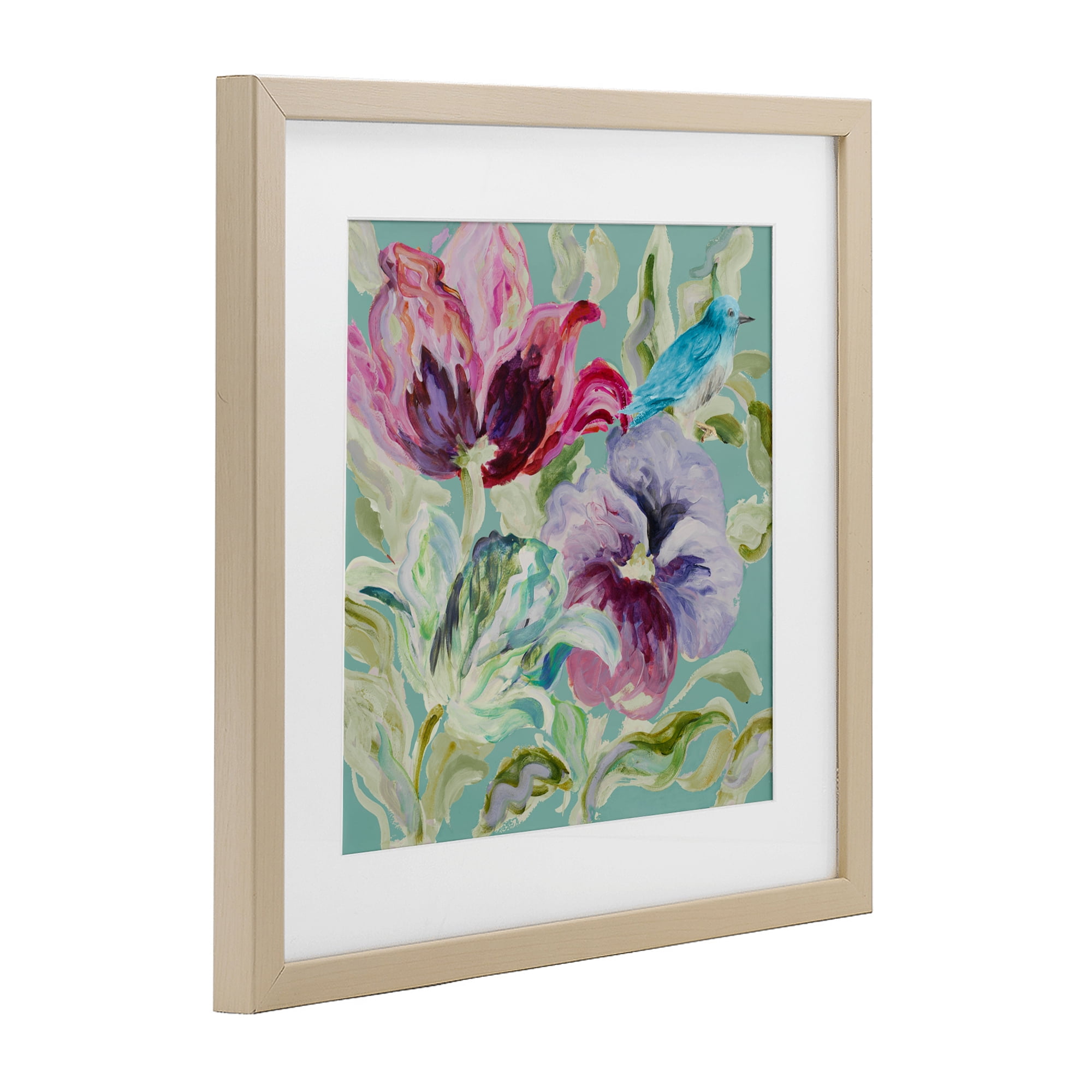 Stupell Industries Lyrical Garden Strokes Birch Framed Print Under Glass, design by Lanie Loreth