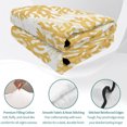 thumbnail image 4 of Quilts Twin XL Size, Yellow Coral Soft Comforter Bedding Set for Bed, Coastal Summer Ocean Nautical Sea Lightweight Quilted Bedspread with Pillow Cover(2 Pieces) for All Season, 68x98 Inch, 4 of 9