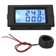 Digital Voltmeter, With Current Transformer Current Meter, Convenient AC80-300V For 1% ± 2-Digit Accuracy 80 ~ 106Kpa 0-50A 0-100A Black