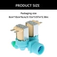 thumbnail image 5 of Washing Machine Water Inlet Valves Replacement ABS Solenoid Double Head Valves Laundry Room Accessories, 5 of 7