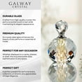 thumbnail image 4 of Galway Savoy Perfume Bottle, Clear, Crystal, 4" x 2.75" x 2.75", 4 of 6