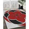 thumbnail image 2 of Ahgly Company Indoor Rectangle Patterned Dark Gray Area Rugs, 4' x 6', 2 of 6