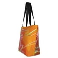 thumbnail image 3 of Kdxio Orange Flower Psychedelic Women Reusable Grocery Bags Foldable Ripstop,Reusable Shopping Bags for Shopping,Gym,Gift, 3 of 7