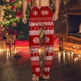thumbnail image 2 of Aimik Hanes Men's Flannel Pajama Pants Christmas Gnome Snowflakes Sleep Lounge Pj Bottoms Sweatpants-Multicolor M, 2 of 5