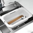 thumbnail image 4 of EGNMCR Kitchen Gadgets, Kitchen Accessories, Kitchen Utensils Multifunctional Retractable Drainage Basket For Home Kitchen Adjustable Over-the-Sink Colander And Storage Organizer Collapsible colander, 4 of 6