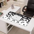 thumbnail image 3 of Long Mouse Pads for Desk,Halloween Bat Swarm Pattern Desk Mats on Top Of Desks, Desk Mouse Pad Extra Large with 3mm Non-Slip Base and Stitched Edge for Gaming,Office,Work,Home 31.5"x15.7", 3 of 6