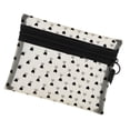 thumbnail image 4 of Unique Bargains 1Pc Women Heart Mesh Cosmetic Bag for Storaging Toiletry Beige-Medium, 4 of 4