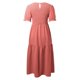 thumbnail image 4 of Vestido largo sin mangas y fluido con lazo en la cintura para mujer - Vestido informal de verano para vacaciones/citas nocturnas - Ligero, lavable a máquina, 4 of 5