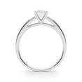 thumbnail image 2 of Circle Jewel Solitaire Wedding Ring for Her - 1.8 Ct Emerald Cut Moissanite Engagement Ring - 14K White Gold Plated Ring - Women's Wedding Jewelry - Anniversary Ring - Beautiful Gift for Her, 2 of 2