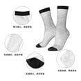 thumbnail image 5 of Honeii Silver Glitter Print Adult Socks,Crew Socks,Casual Calf Socks,Daily Wear Socks for Men & Women, Perfect for Sports, Casual and Everyday Use, 5 of 6